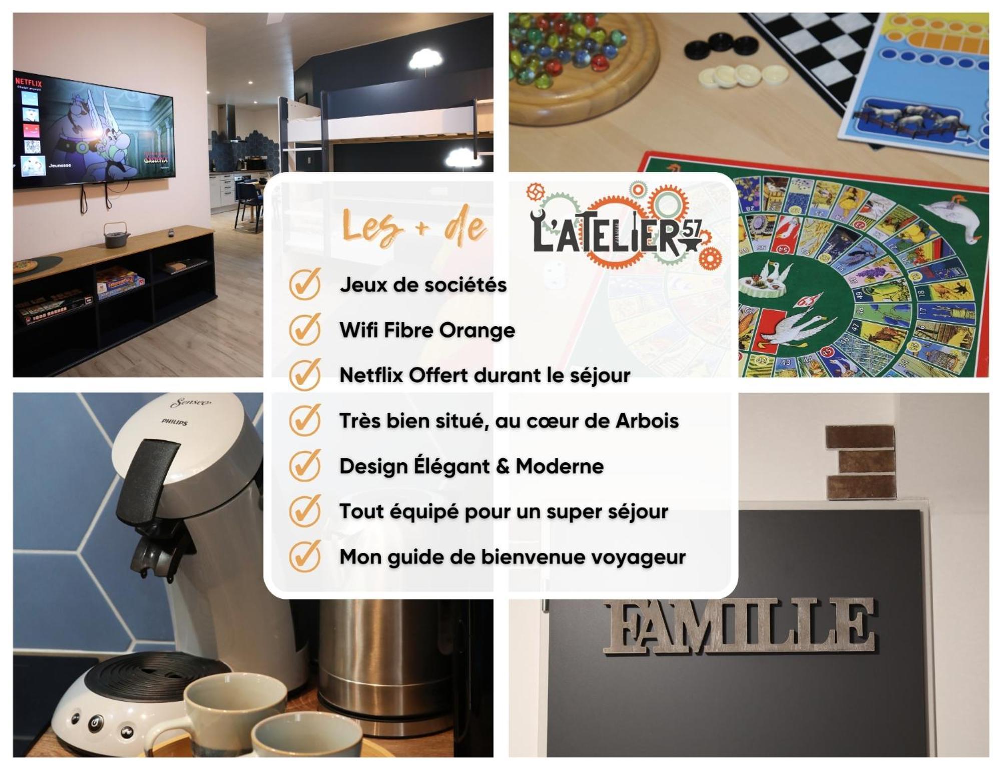 L'Atelier 57 - Votre Meuble Authentique ! Apartamento Arbois Exterior foto