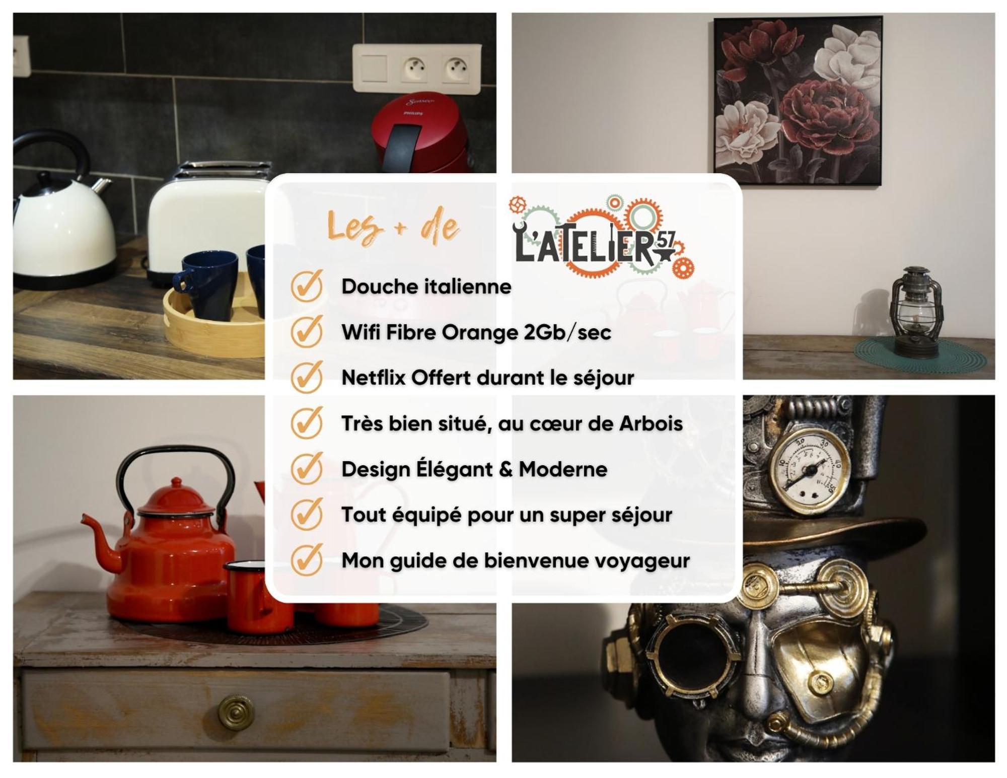 L'Atelier 57 - Votre Meuble Authentique ! Apartamento Arbois Exterior foto