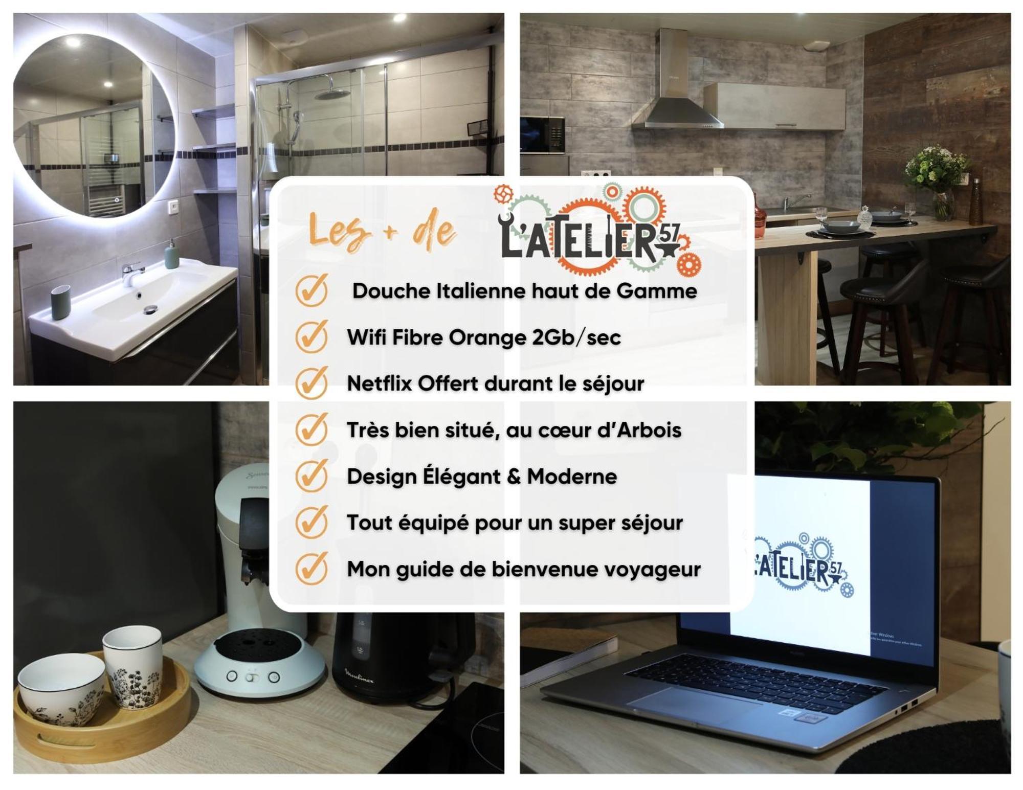 L'Atelier 57 - Votre Meuble Authentique ! Apartamento Arbois Exterior foto