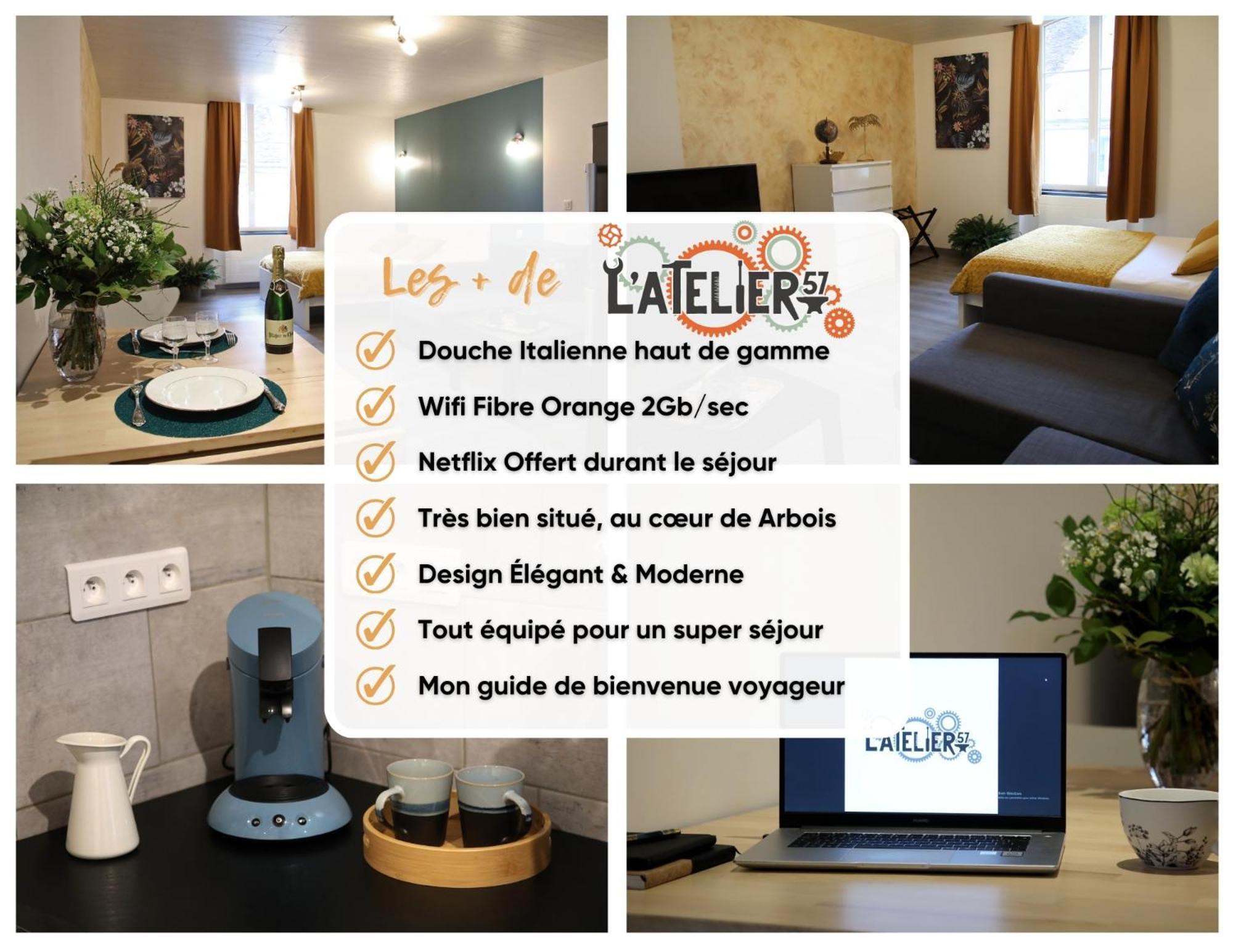 L'Atelier 57 - Votre Meuble Authentique ! Apartamento Arbois Exterior foto