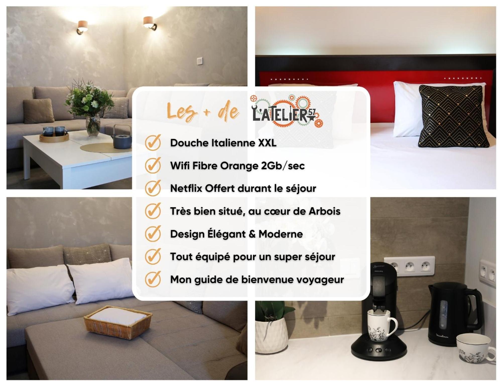 L'Atelier 57 - Votre Meuble Authentique ! Apartamento Arbois Exterior foto